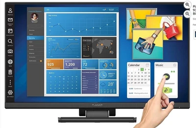 Planar Helium PCT2435 24" Touch Screen LED LCD Full HD Monitor - Black - Image 1 of 4