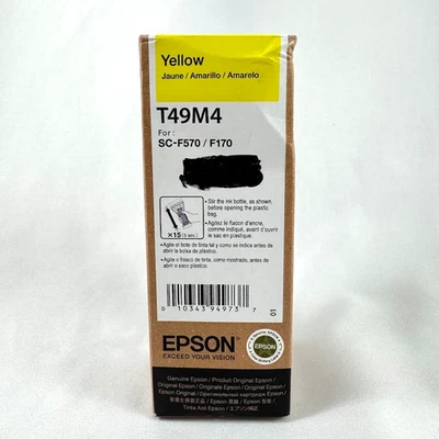 Tinta amarilla genuina Epson T49M4 C13T49M420 para SC-F570 (140 ml) Foto 1 de 4