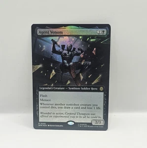 Agent Venom NM Foil #255 MTG Marvel's Spider-Man (Extended Art) - Picture 1 of 2
