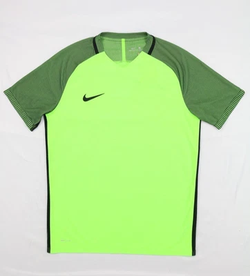 Camiseta de entrenamiento de fútbol Nike Strike Aeroswift verde neón negra manga corta L Foto 1 de 4