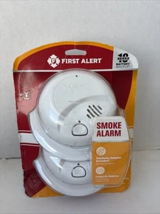 First Alert Festverdrahteter Ionisations-Rauchmelder mit Batterie-Backup - Weiß - Bild 1 von 6