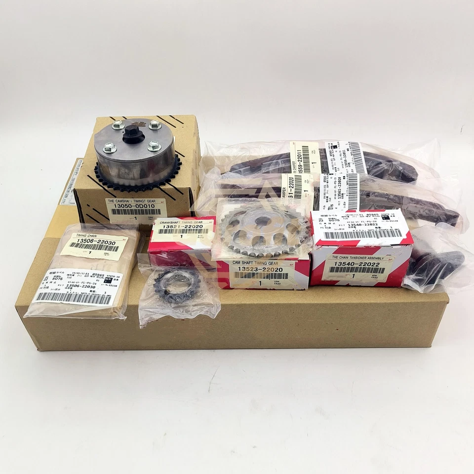 OEM 7X Timing Chain Kit Sprocket Fit For TOYOTA MR2 SPYDER VVT-I 1.8L 2000-2005 - Image 1 of 4