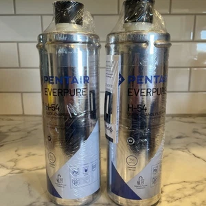 2X Pentair Everpure H-54 Quick-Change Water Filter Replacement Cartridg EV925268 - Picture 1 of 6