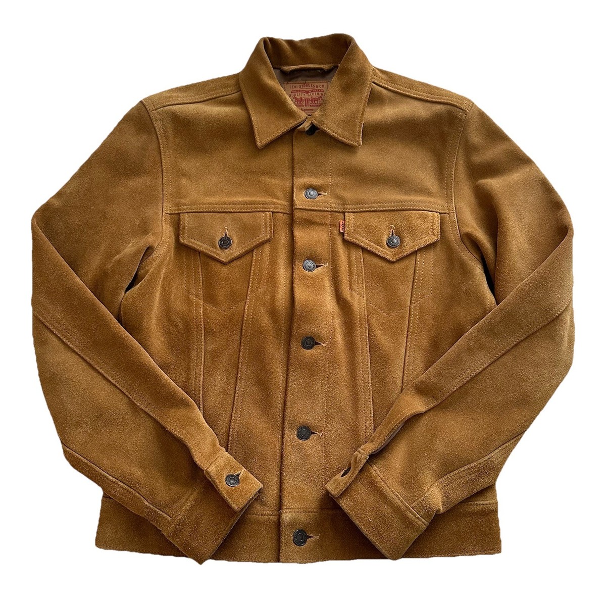将*吉様 Supreme x Levi's Fleece Trucker Jac Buy Supreme x Levi's Bleached Sherpa Trucker Jacket 'Black