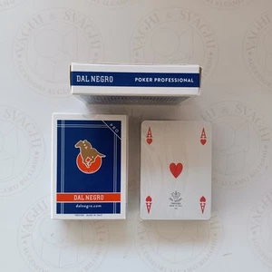 CARTE DA GIOCO DAL NEGRO POKER SAN SIRO A1 PRO BLU (DN024131) - Foto 1 di 3