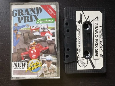 Grand Prix Simulator - Codemasters - Commodore 64 C64 - Tested - Image 1 of 4