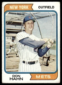 1974 Topps **C** Don Hahn New York Mets #291 - Picture 1 of 2