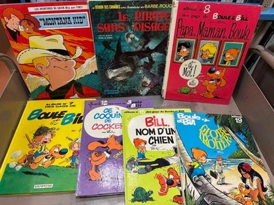 Lot of 9 French Comics ~ HC ~ Boule et Bill ~ in French ~ Dupuis ~ Dargaud - Image 1 of 4