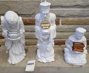 Dept 56 Winter Silhouette We Three Kings ¡Juego completo de 3! Decoración Navidad - Imagen 1 de 20