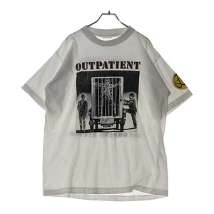 Vintage 90s Funny Farm Recording Studios Double Sided Print Short Sleeve T-shirt - Picture 1 of 9