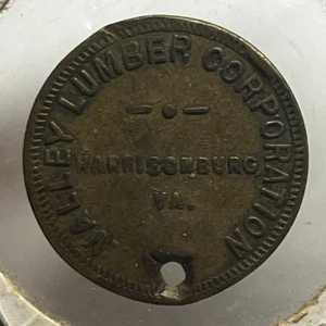 Raro gettone Valley Lumber Corporation Harrisonburg VA. 5 - Foto 1 di 5