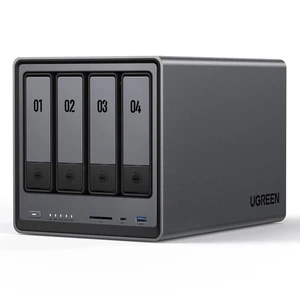 UGREEN NASync DXP4800 4-Bay NAS 0/4 SATA, 0/2 M.2 SSD, 2x 2.5GbE, 8GB RAM - Bild 1 von 2