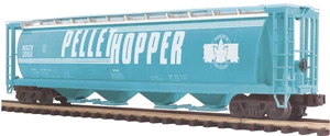 MTH 20-97473 Pallet Blue 100 Ton Hopper Car - Picture 1 of 1