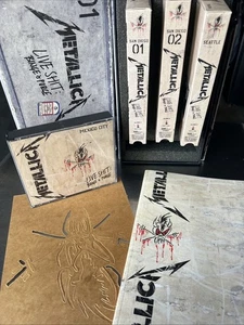 Metallica Live Sh*t: Binge & Purge VHS Cd Book Stencil No Pass Damaged Box - Picture 1 of 9