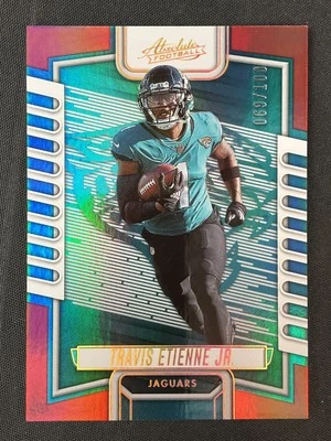 2023 Panini Absolute #56 Travis Etienne Jr. Jacksonville Jaguars Red /100 - Image 1 of 2