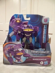 Transformers Earthspark Shockwave Warrior Class Action Figure Hasbro - Picture 1 of 5