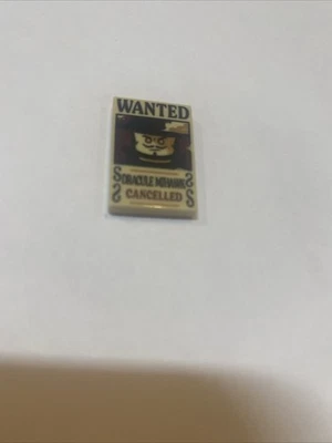 LEGO One Piece DRACULE MIHAWK Wanted Poster 75636 75637 75638 75639 NEW Printed - Image 1 of 2