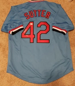 Bruce Sutter Signed Custom Jersey St Louis Cardinals Inscribed JSA Holo - Picture 1 of 5