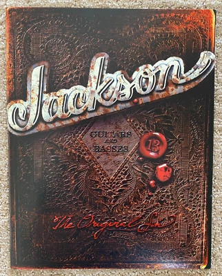 2003 JACKSON Guitar Catalog "THE ORIGINAL SIN"- 48pgs + 2 BUMPER STKRS, MINT! - Image 1 of 4