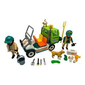 sympa base Vétérinaire et véhicule 70346 Playmobil ( zoo , soigneur ) 0423 - Imagen 1 de 1