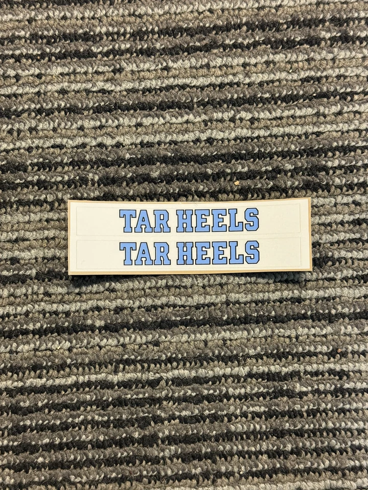 North Carolina Chin Strap Decal Football Helmet Full Size - Image 1 of 1