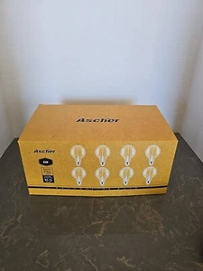 Ascher Deco G25 LED 8 Globe Light Bulbs Bulbs 6 Watt Eq 60W, Warm White 2700K - Picture 1 of 4