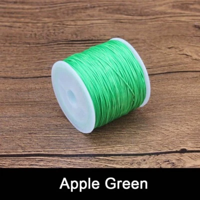 0.45/0.5/0.6mm Round Waxed Thread Polyester Cord Leather Craft Sewing Bracelets - Image 1 of 4