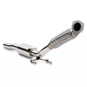 STAINLESS EXHAUST FRONT DECAT DOWNPIPE FOR SKODA FABIA VRS 1.9 TDI 2003-2007 - Picture 1 of 9