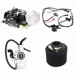 125cc Kick Electric Start Semi Auto Engine + Wiring Kit + Carb PIT PRO Dirt Bike - Picture 1 of 11