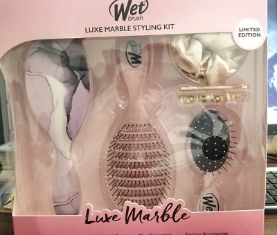 KIT DE ESTILO MÁRMOL DE LUJO, PAQUETE DE VARIEDAD, CEPILLO HÚMEDO, EDICIÓN LIMITADA MULTICOLOR Foto 1 de 4
