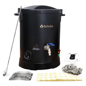 8L Candle Making Electric Large Melting Pot Furnace Wax Melter w/Spoon 1100W UK  - Picture 1 of 18