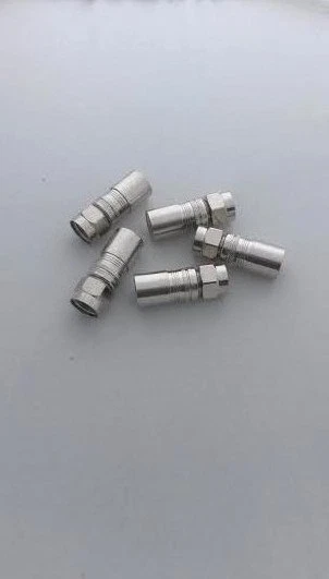 Corning Gilbert Gf-ur-6p Rg6 Plenum Compression Connector Bag of 100