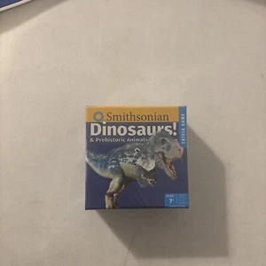 Smithsonian Dinosaurs ! & Prehistoric Animals Trivia Game- Ages 7+   NEW - Picture 1 of 4