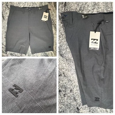 Billabong Crossfire X Stripe Hybrid Shorts Mens 30 Submersibles Stretch Gray ALT - Image 1 of 4