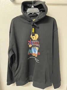 Polo Ralph Lauren Men’s Classic Fit Bear Hoodie Black Sz 2XLT NWT MSRP $188 - Picture 1 of 5