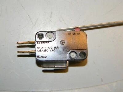 Cherry E3355HX Miniature Switch 1/2HP 10.0 AMP 125/ 250 VAC New