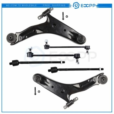 Brazos de control inferiores delanteros barras estabilizadoras para Hyundai Santa Fe 2001-2006 6x Foto 1 de 4