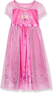 Sleeping Beauty Aurora Toddler Girl's Fancy Pink Tulle Nightgown - Picture 1 of 9