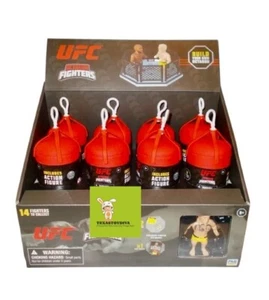 Vetrina UFC Octagon Fighters e 8 figure SIGILLATE Blind Pack MMA Fighting 2025 - Foto 1 di 6