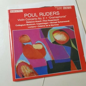 Poul Ruders Rebecca Hirsch Violin Concerto No.2 Rosenbaum Classical Music CD - Bild 1 von 8