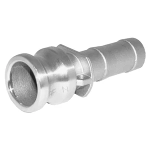 SS316 Cam and Groove Coupling,1 1/2" Type E Male Adapter Coupler with Hose Shank - Picture 1 of 5