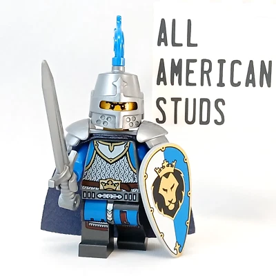 LEGO Castillo Corona Reyes Caballero León Minifigura Escala Correo 70402 70404 Reinos Foto 1 de 4