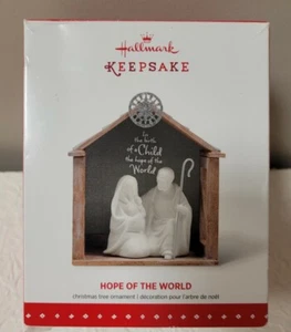 HALLMARK 2015 HOPE OF THE WORLD CHRISTMAS ORNAMENT BRAND NEW - Picture 1 of 8