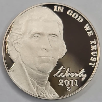 2011 S PROOF GEM DCAM JEFFERSON NICKEL - Image 1 of 4