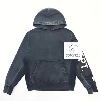 GOTOFREE 25SS NEW VINTAGE DISTRESSED HOODIE HOODED PULLOVER JUMPER SWEATSHIRT - Image 1 of 4
