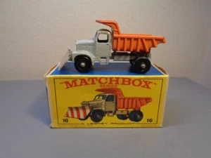 MATCHBOX LESNEY No 16C VINTAGE SCAMMELL MOUNTAINEER SNOWPLOW VG IN BOX - Picture 1 of 10
