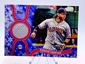 2018 Topps Holiday - WalMart Mega Box Relics #R-CSE Corey Seager (MEM) - Foto 1 di 2