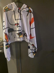 AKIRA WOMENS GRAPHIC HOODIE SWEATSHIRT SIZE XL NWT - Picture 1 of 9