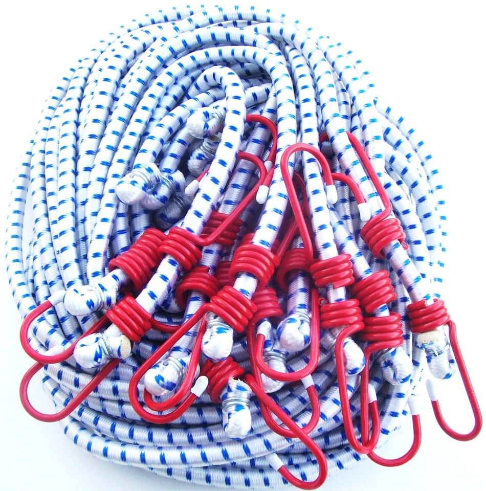 ATE PRO TOOLS 24 ATE PROFESSIONAL 96" HEAVY DUTY BUNGEE CORDS TIE DOWN STRAPS 1/2" THICK 92035