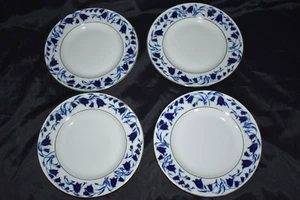 Vintage LOMONOSSOV Kobaltblau Gold Speiseteller Imperial Porzellan Russisch Set 4 - Bild 1 von 12